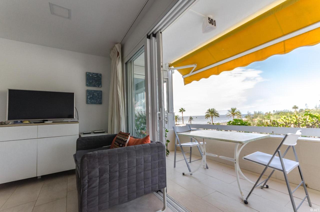 Holiday Apartment With Direct Sea Promenade Access Maspalomas  Eksteriør billede